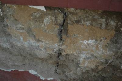 Crack in House Wall