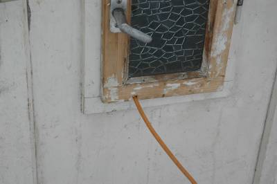 Extension Lead Through Door