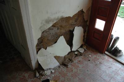 The Hallway Wall Fell Down